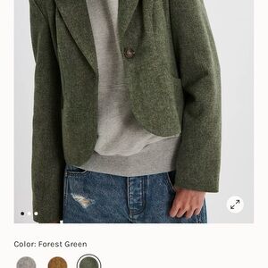 Free People Olive Green Jacket